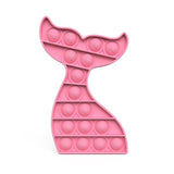 Pop it jouet anti-Stress pour adultes et enfants, bulle de poussée arc-en-ciel, jouets sensoriels