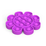 Pop it jouet anti-Stress pour adultes et enfants, bulle de poussée arc-en-ciel, jouets sensoriels