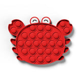 Pop it jouet anti-Stress pour adultes et enfants, bulle de poussée arc-en-ciel, jouets sensoriels