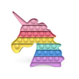 Pop it jouet anti-Stress pour adultes et enfants, bulle de poussée arc-en-ciel, jouets sensoriels