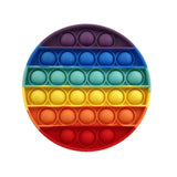 Pop it jouet anti-Stress pour adultes et enfants, bulle de poussée arc-en-ciel, jouets sensoriels