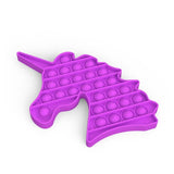 Pop it jouet anti-Stress pour adultes et enfants, bulle de poussée arc-en-ciel, jouets sensoriels