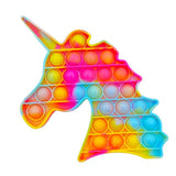 Pop it jouets anti-Stress pour adultes et enfants, bulle de poussée arc-en-ciel, jouet sensoriel