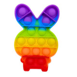 Pop it jouets anti-Stress pour adultes et enfants, bulle de poussée arc-en-ciel, jouet sensoriel