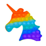 Pop it jouets anti-Stress pour adultes et enfants, bulle de poussée arc-en-ciel, jouet sensoriel
