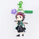 Porte clé figurine Demon Slayer Kimetsu No Yaiba Tanjiro Action Figure