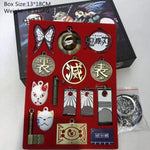 Portes clés katana demon slayer ghost blade, épées et masques des personnages katana, zenitsu, tanjirou, nezuko, tsuyuri, kanao,