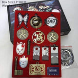 Portes clés katana demon slayer ghost blade, épées et masques des personnages katana, zenitsu, tanjirou, nezuko, tsuyuri, kanao,