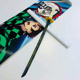 Portes clés katana demon slayer ghost blade, épées et masques des personnages katana, zenitsu, tanjirou, nezuko, tsuyuri, kanao,
