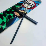 Portes clés katana demon slayer ghost blade, épées et masques des personnages katana, zenitsu, tanjirou, nezuko, tsuyuri, kanao,