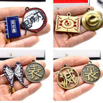 Portes clés katana demon slayer ghost blade, épées et masques des personnages katana, zenitsu, tanjirou, nezuko, tsuyuri, kanao,