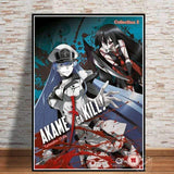 Poster Akame Ga KILL affiche manga goodies décor