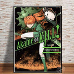 Poster Akame Ga KILL affiche manga goodies décor