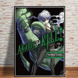 Poster Akame Ga KILL affiche manga goodies décor