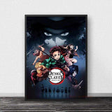 Poster Demon Slayer affiche manga goodies décoration