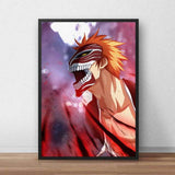 Poster Ho Bleach Kurosaki Ichigo Posters manga affiche canvas décor