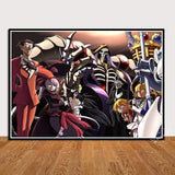 Poster Overlord Poster Anime Canvas affiche manga