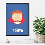 Poster Ponyo on the Cliff Miyazaki Hayao Poster Canvas affiche manga