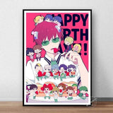 Poster Saiki K affiche manga canvas décoration
