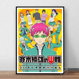 Poster Saiki K affiche manga canvas décoration