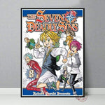 Poster the Seven Deadly Sins affiche manga goodies