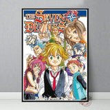 Poster the Seven Deadly Sins affiche manga goodies