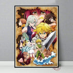 Poster the Seven Deadly Sins affiche manga goodies