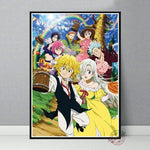 Poster the Seven Deadly Sins affiche manga goodies