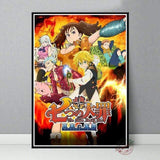 Poster the Seven Deadly Sins affiche manga goodies