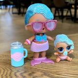Poupee Lol surprise bling series splash queen & lil sister