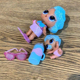 Poupee Lol surprise bling series splash queen & lil sister