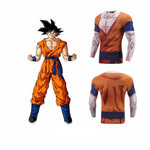 T-Shirt Compression Long</br> Goku Dragon Ball Super