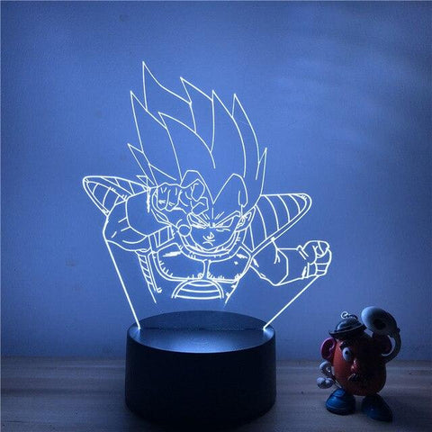 Lampe Led 3D Dragon Ball Prince Saiyan