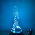 Lampe Led 3D Vegeta SSJ