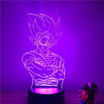 Lampe Led 3D - Goku