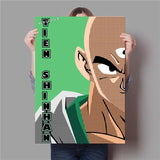 Poster Dragon Ball Z</br> Ten Shin Han (Flat Design)