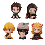 Lot de 5 figurines Demon Slayer : Kimetsu No Yaiba Nezuko Zenitsu Tanjirou Giyuu Inosuke Kyoujurou