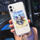 Coque téléphone Genshin impact  iPhone 11 12 Pro MAX XS XR 7 SE20 X 8Plus