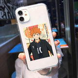 Coque téléphone Haikyuu Volleyball Boy  iPhone 11 12 Pro Max XS XR X 7 SE20 8 6Plus Kenma Kozume