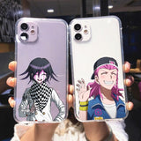 Coque téléphone Danganronpa iPhone 12 Mini 11 Pro MAX 8 7 6Plus XS SE20 XR Cute Japan Anime Soft Silicone Cover Shell