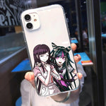 Coque téléphone Danganronpa iPhone 12 Mini 11 Pro MAX 8 7 6Plus XS SE20 XR Cute Japan Anime Soft Silicone Cover Shell