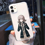 Coque téléphone Danganronpa iPhone 12 Mini 11 Pro MAX 8 7 6Plus XS SE20 XR Cute Japan Anime Soft Silicone Cover Shell