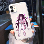 Coque téléphone Danganronpa iPhone 12 Mini 11 Pro MAX 8 7 6Plus XS SE20 XR Cute Japan Anime Soft Silicone Cover Shell