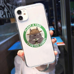 Coque téléphone Happy Totoro iPhone 11 12 Pro XS MAX X 7 XR SE2020 8 6Plus