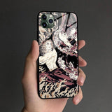 Coque téléphone Rengoku Demon Slayer  iPhone SE 6 6s 7 8 Plus X XR XS 11 12 Mini Pro Max