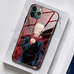 Coque téléphone jujutsu kaisen  Itadori Yuji  iPhone SE 6 6s 7 8 Plus X XR XS 11 12 Mini Pro Max