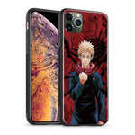 Coque téléphone jujutsu kaisen  Itadori Yuji  iPhone SE 6 6s 7 8 Plus X XR XS 11 12 Mini Pro Max