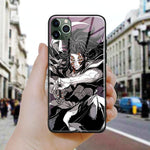 Coque téléphone kimetsu no yaiba kokushibou iPhone SE 6 6s 7 8 Plus X XR XS 11 12 demon slayer