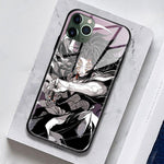 Coque téléphone kimetsu no yaiba kokushibou iPhone SE 6 6s 7 8 Plus X XR XS 11 12 demon slayer