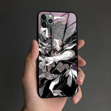 Coque téléphone kimetsu no yaiba kokushibou iPhone SE 6 6s 7 8 Plus X XR XS 11 12 demon slayer